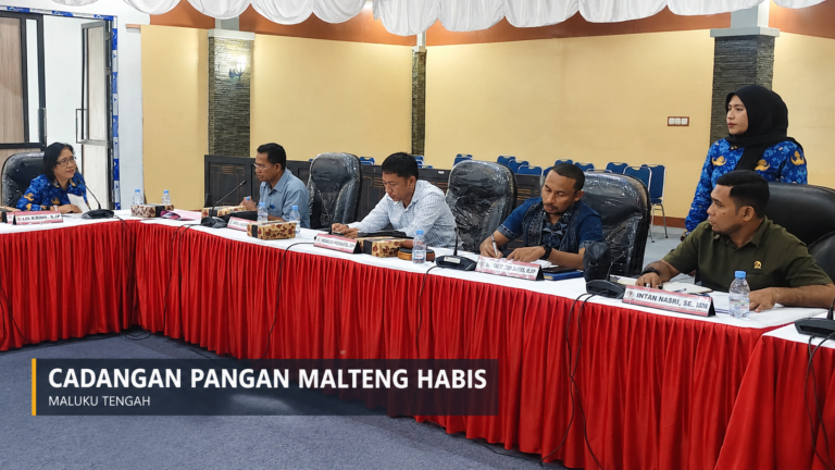 Rapat Resmi Membahas Cadangan Pangan Maluku Tengah